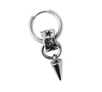 Forward Geometric Star Shaped Earrings Adorned with Moving Tassels Ear Hoops Charm for Stylish Look Women ' s Earrings