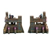 Forward Guard Corner Bunkers Miniature Terrain for Wargames and RPGs 28/32mm Scale