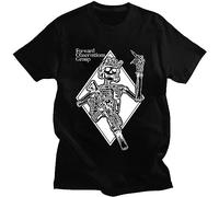 Forward Observations Group Skeleton GBRS Men T Shirt Vintage Cotton Men Tee Shirts Tops Retro Punk Horror Skull T Shirts Tops Black