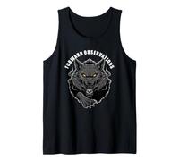 Forward Observations. Wild Wolf. Canis Lupus Tank Top