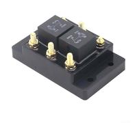 Forward Reverse Relay 12V 80A IP67 Sealed for Crane Hatch Fan Operation - Robust Direction Controller for Marine Boat for caravan Trailer Lift Jack - Black Case 110x70x40mm