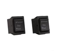 Forward Reverse Rocker Switch 2-Pack for 6V 12V 24V Ride-On Cars Metal On-Off-On 10A Child Electric Vehicle Control(Forward stop Reverse)