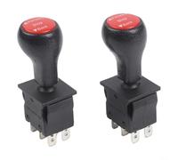 Forward Reverse Switch For 6v 12v Ride On Car Toys, 6 Pin Control Replacement Part With Red Black Gear Options For Kids Electric Vehicles(A)
