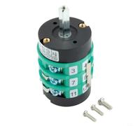Forward Reverse Turn Table Switch 220V 380V ABS(Style A) | Controls motor direction, 220V single-phase, 380V three-phase, reliable operation, easy wiring