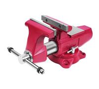Forward Round Bench Vise, 1740B Economic Industrial Vice PRO with 360° Swivel Base, 4" Jaw Width, 4" Max Jaw Opening, 2-5/8" Throat Depth, 86,000PSI Ductile Iron
