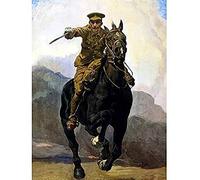 Forward Victory Cavalry Soldier WWI War Advert Unframed Wall Art Print Poster Home Decor Premium