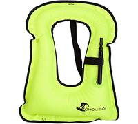 FORWEWAY Snorkel Vest Inflatable Buoyancy Vests for Portable Kayaking Buoyancy Vest for Drift Rescue,Rowing,Sailing,Snorkeling,Swimming,Outdoor Water (Green)