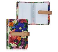 FORYEE Credit Card Holder with 26 Suitable Slot, ID Card Case PU Leather Wallet for Women Men Business Organiser Pocket, Lily