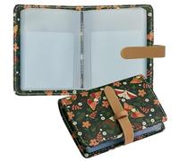 FORYEE Credit Card Holder with 40 Suitable Slot, ID Card Case PU Leather Wallet for Women Men Business Organiser Pocket, Green