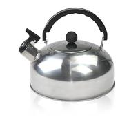 FORYNXHWIN Camping Whistling Kettle 3L Whistle Kettle Stainless Steel Heat-Resistant Portable Travel Teapot Coffee Mug with Folding Safe Handle & Spout for Home Office Travel Camping