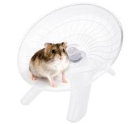 FORYNXHWIN Flying Saucer Hamster Wheel With Silent Spinner, Exercise Running Wheel, Plastic Silent Non Slip Disc for Small Animal like Golden Bear, Squirrel, Hedgehog Climbing （ 18 cm ）