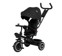 Foryourlittleone Kids Trike V3 Pink Tricycle Baby Push with Parent Handle Bike 9 Months to 5 Years (Black)