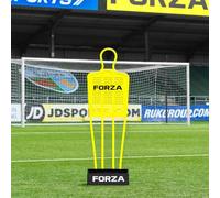 FORZA 2-in-1 Football Rebound Block & Mannequin Base (15kg) | Heavy-Duty Training Tool for Passing & Shooting Drills | Optional Mannequins in Three Sizes (Block + Jnr Mannequin, Pack of 1)