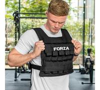 FORZA 20kg Adjustable Weighted Vest - Premium Weight Training Vest with Removable Weights for Strength & Conditioning