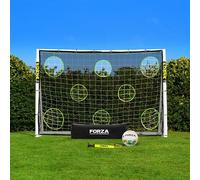 FORZA 3m x 2m Futsal Football Goal | Ultra-Durable & Weatherproof uPVC with Easy Assembly - Optional Training Football, Target Sheet & Carry Bag (Goal, Ball, Target Sheet and Carry Bag)