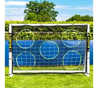 FORZA 6 x 4ft Kids Football Goal | The UK’s Best Garden Goalposts - Optional Target Sheet, Football & Carry Bag - Lightweight, Weatherproof & Easy to Assemble (Goal, Ball and Target Sheet)