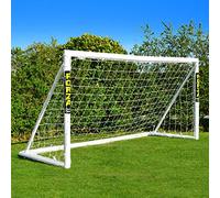 FORZA 8ft x 4ft Football Goal | Durable All Weather uPVC with Quick & Easy Assembly - Optional Target Sheet, Football & Carry Bag - Ideal for Home Gardens and Clubs (Goal and Carry Bag)