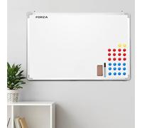 FORZA 90cm x 60cm Sport Coaching Board | 13 Sport Options | Double-Sided Dry Wipe Tactics Board - Includes Magnets, Pen & Eraser (with Carry Bag, Plain)