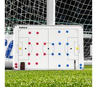 FORZA 90cm x 60cm Sport Coaching Board | 13 Sport Options | Double-Sided Dry Wipe Tactics Board - Includes Magnets, Pen & Eraser (Without Carry Bag, Football)
