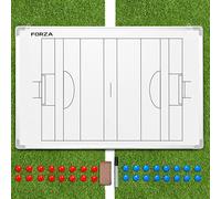 FORZA 90cm x 60cm Sport Coaching Board | 13 Sport Options | Double-Sided Dry Wipe Tactics Board - Includes Magnets, Pen & Eraser (with Carry Bag, Gaelic Football)