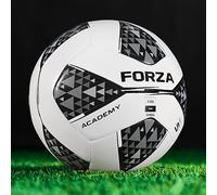 FORZA Academy Footballs - FIFA Certified, Durable Match & Training Balls, 6 Colour Options & Multipacks (Black & White, Size 4 - Pack of 1)