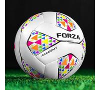 FORZA Academy Footballs - FIFA Certified, Durable Match & Training Balls, 6 Colour Options & Multipacks (Multi Colour, Size 3 (Kids) - Pack of 1)