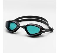 FORZA Adult Basic Swimming Goggles - Anti-Fog & UV Protection - Leak-Proof Swim Goggles with Adjustable Fit (1, Black)