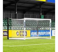 FORZA Aluminium Football Goals | Durable and Weather-Resistant [Multiple Sizes and Styles] (ALU110 Stadium Box, 12ft x 6ft)