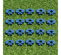 FORZA Aluminium Net Clips | OFFICIAL The Ultimate Nylon Net Clip - Keep Goal Nets Secure All The Time (40 Pack, Royal Blue)