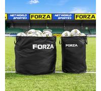 FORZA Ball Bin - Portable Sports Ball Storage & Trick Shot Target - Holds up to 45 Size 5 Balls - Collapsible Frame with Carry Bag - Ideal for Football, Rugby, Basketball & More (80cm x 75cm)