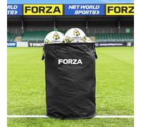 FORZA Ball Bin - Portable Sports Ball Storage & Trick Shot Target - Holds up to 45 Size 5 Balls - Collapsible Frame with Carry Bag - Ideal for Football, Rugby, Basketball & More (50cm x 75cm)