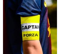 FORZA Captains Armbands - Adult & Junior Elastic Sport Arm Band for Football, Rugby & More [7 Colour Options] (Fluro Yellow, Junior)