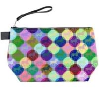 Forza Cavallo Deluxe Canvas Makeup and Toiletry Bag, Blue & Green, 12", Otto
