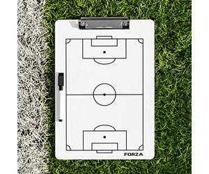 FORZA Coaching Clipboard | 13 Sports Available | Wipe Clean Tactic Board (Football)