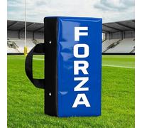 FORZA Contact & Push Rugby Pad - Rugby Tackling & Rucking Training Shield with Reinforced Handles, Weatherproof PVC Cover & Impact Foam [Junior or Senior] (Blue, Junior)