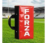 FORZA Contact & Push Rugby Pad - Rugby Tackling & Rucking Training Shield with Reinforced Handles, Weatherproof PVC Cover & Impact Foam [Junior or Senior] (Red, Junior)