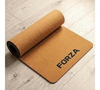FORZA Cork Yoga Accessories Bundle - Yoga Wheel, Cork Blocks, Cork Roller & Massage Ball for Yoga, Pilates, Mobility, Recovery & Physiotherapy (15, Yoga Mat (Without Strap))