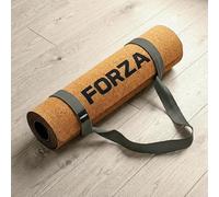 FORZA Cork Yoga Mat - Eco-Friendly Natural Cork & Rubber Non-Slip Yoga Mat, Antimicrobial, Moisture-Resistant, Extra Grip Mat for Yoga, Pilates, Mobility & Recovery Training (With Carry Strap)