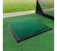 FORZA Driving Range Golf Practice Mat - 5ft x 5ft All-Weather Fairway Turf with Optional Rubber Base & Ball Tray for Home or Indoor Training (Mat + Pro Base, Without Ball Tray)