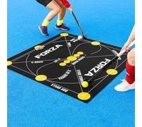 FORZA Elite Team Hockey Control Mat - 145cm x 145cm Training Mat with Drill Markings - Field Hockey Training Equipment for Ball Control & Skills