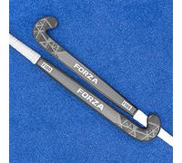 FORZA F100 Hockey Sticks - 100% Fibreglass | Mid Bow Hockey Stick (36.5", Grey + Standard Bag)