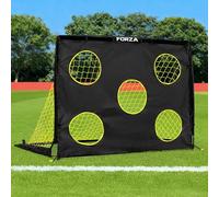 FORZA Flash Square Pop-Up Goal Target Sheets [6x Sizes] - Shooting & Passing Football Training Aid - Durable Oxford Fabric Practice Net [TARGET SHEET ONLY] (5ft x 3.5ft)