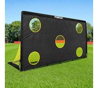 FORZA Flash Square Pop-Up Goal Target Sheets [6x Sizes] - Shooting & Passing Football Training Aid - Durable Oxford Fabric Practice Net [TARGET SHEET ONLY] (9ft x 5.5ft)