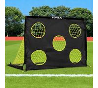 FORZA Flash Square Pop-Up Goal Target Sheets [6x Sizes] - Shooting & Passing Practice Aid - Durable Oxford Fabric Target Net (5ft x 3.5ft)