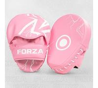 FORZA Focus Pads | Durable PU Leather Boxing Mitts with Supreme Shock Foam Padding - Ideal for Boxing, Kickboxing & MMA Training [Sold as a Pair] (Pink)