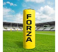 FORZA Full-Height Rugby Tackle Bag - Weatherproof Rugby Training Bag with Shock Absorbing Foam Core - Contact Tackle Pad for Mini, Junior, Youth, Senior & Jumbo Players (Yellow, Youth, No Ring)