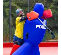 FORZA Hockey Giant Goalkeeper Mannequin - Inflatable Training Dummy for Field Hockey Drills (With Pump, Blue, Without Carry Bag)