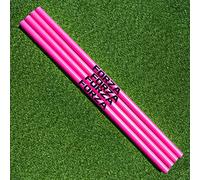 FORZA Hurdle/Agility Poles & Clips - Speed & Agility Training Poles (Poles Only, Pink, 34mm)