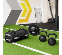 FORZA HYROX Men’s Weight Set | Premium Functional Fitness Bundle with Kettlebells, Sandbag & Wall Ball - Ideal for HYROX Training & Strength Conditioning (Standard Weight Set)
