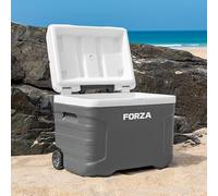 FORZA IceGuard Wheeled Cooler Box | Portable Ice Chest with Handle & Wheels - Keeps Contents Cold for 72 Hours - Ideal for Beach, BBQ or Team Sports [20L 41L 47L 98L] (20L Capacity)